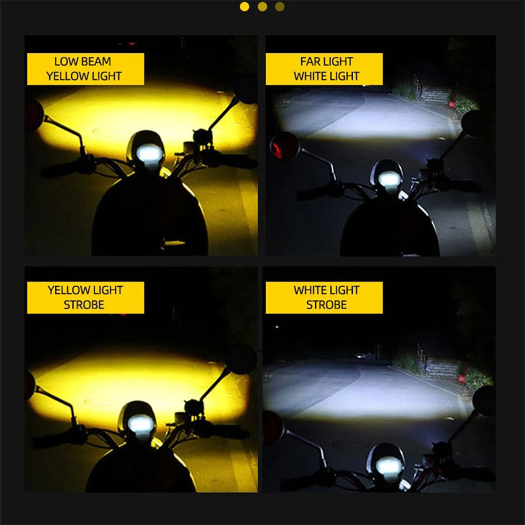 Lumière de hibou antibrouillard LED pour la moto 1Pcs – مصباح دراجات نارية عالي السطوع تنزوت