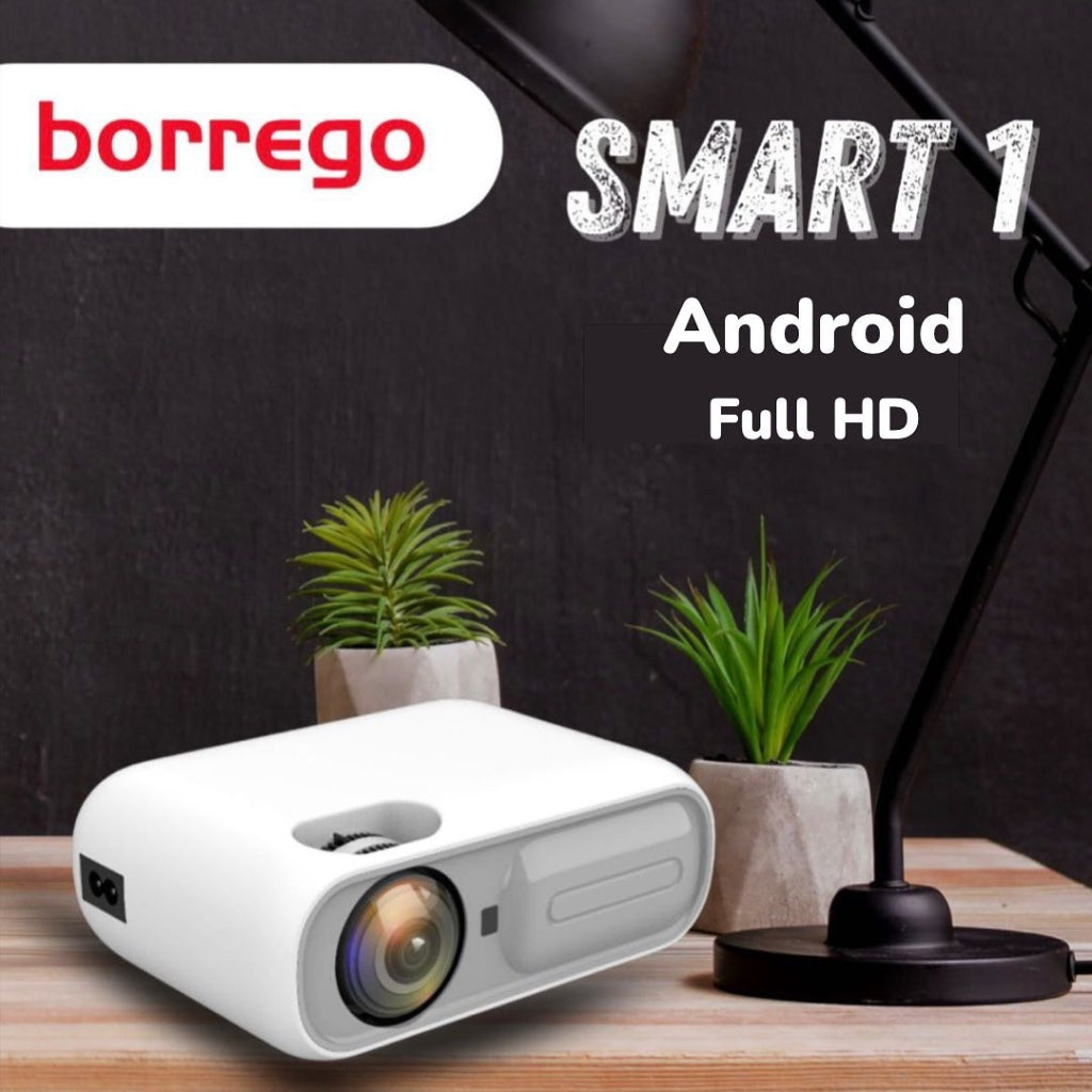 Borrego Projector Smart 1 Android 9.0 Bluetooth Projection technology 3.5inch LCD TFT display - تنزوت