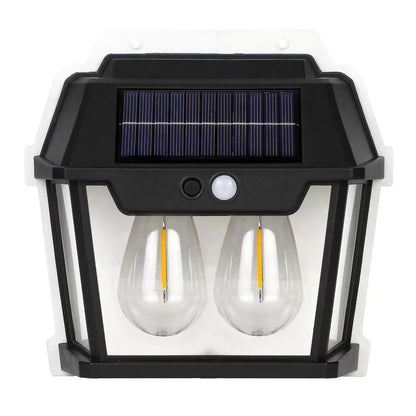 Applique murale solaire étanche pour petite maison, fil Rett à induction, lumière chaude, cour, villa, jardin, extérieur تنزوت