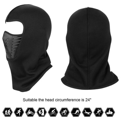 Cagoule d’hiver Excefore en polaire avec maille filet coupe-vent – قناع وجه شتوي - تنزوت