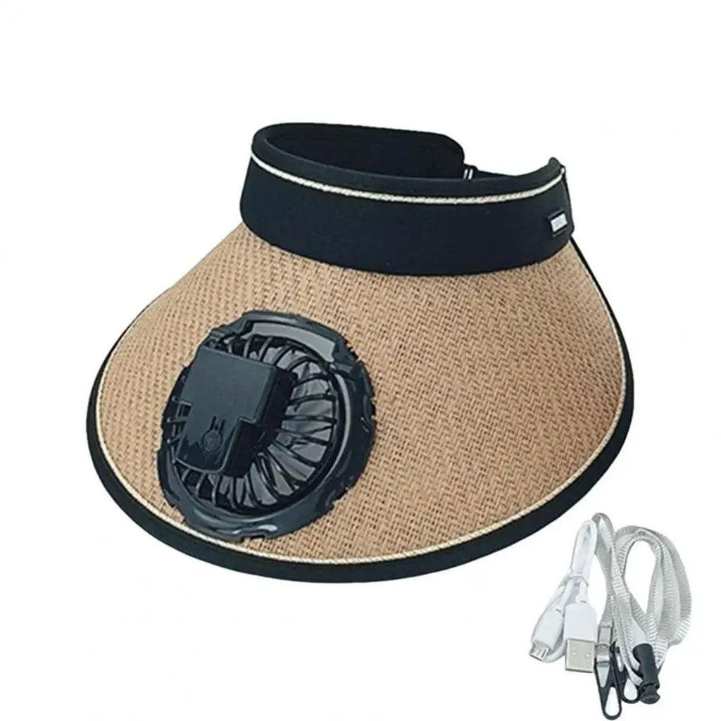 Casquette d’été avec Ventilateur de Refroidissement – قبعة مع مروحة تعمل بالطاقة الشمسية تنزوت