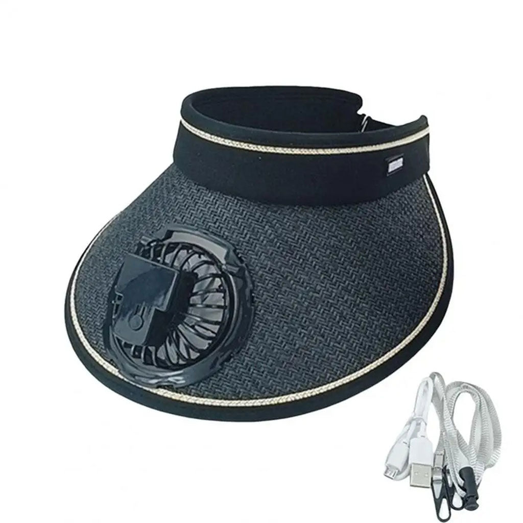 Casquette d’été avec Ventilateur de Refroidissement – قبعة مع مروحة تعمل بالطاقة الشمسية تنزوت