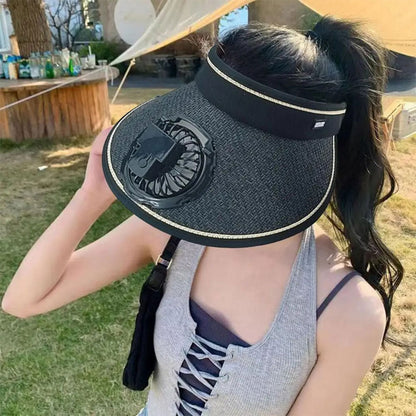 Casquette d’été avec Ventilateur de Refroidissement – قبعة مع مروحة تعمل بالطاقة الشمسية تنزوت