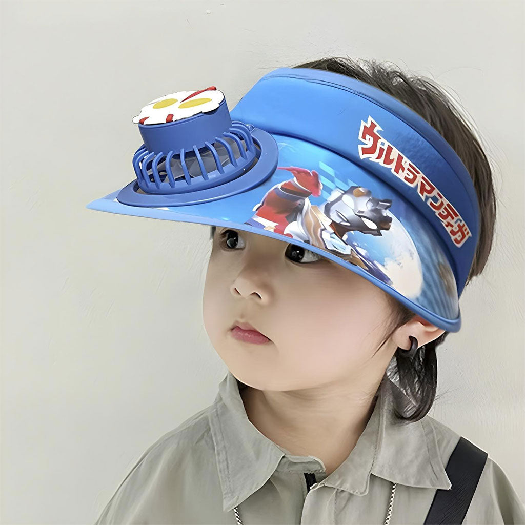 Chapeau d’été pour Enfants avec Ventilateur – قبعة واقية من الشمس مع مروحة تنزوت