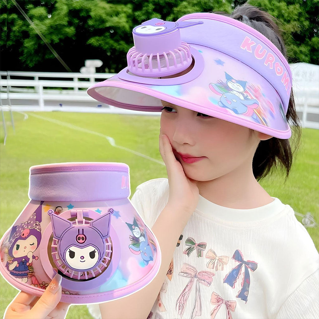 Chapeau d’été pour Enfants avec Ventilateur – قبعة واقية من الشمس مع مروحة تنزوت