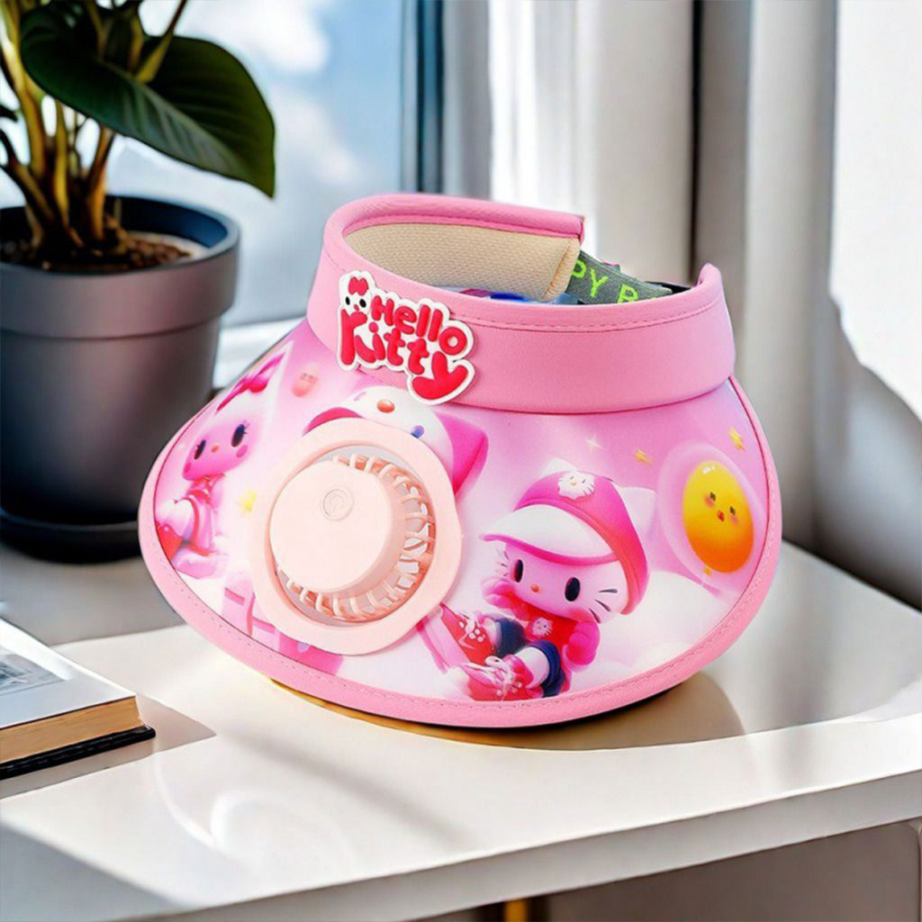 Chapeau d’été pour Enfants avec Ventilateur – قبعة واقية من الشمس مع مروحة تنزوت