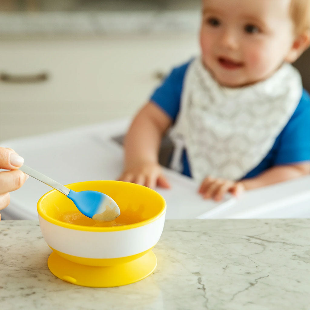 Pack 4Pcs Cuillère Bébé White Hot Thermosensible – طقم ملاعق لتغذية الأطفال مستشعرة للحرارة تنزوت