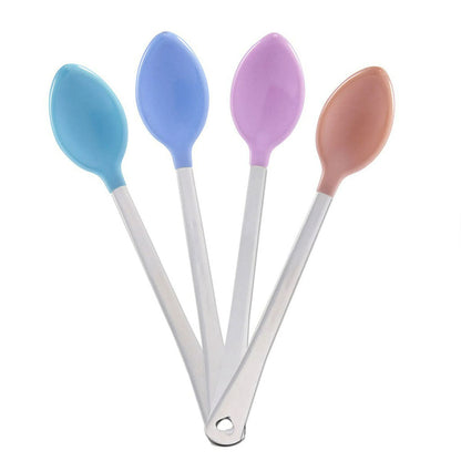 Pack 4Pcs Cuillère Bébé White Hot Thermosensible – طقم ملاعق لتغذية الأطفال مستشعرة للحرارة تنزوت