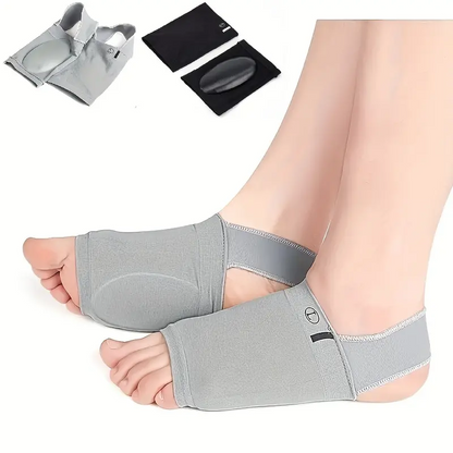Paire Semelles de pied Soutien de la voûte plantaire en silicone pour fasciite plantaire orthopédique تنزوت