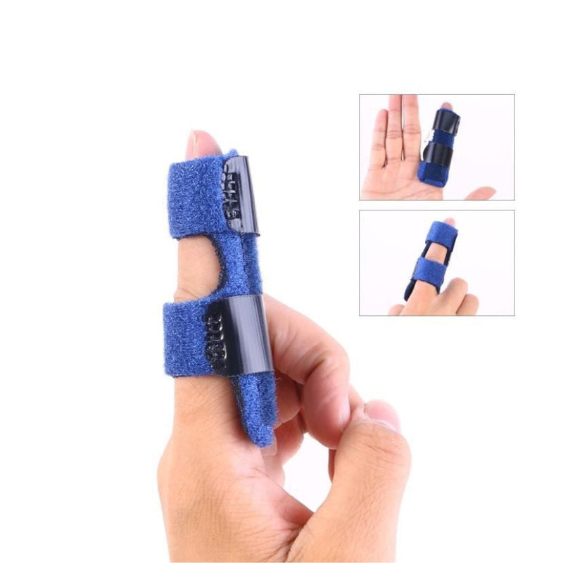 Attelle De Doigt ,Index en Aluminium Réglable Moyen Doigt Récupération Protection Contre Les Blessures تنزوت