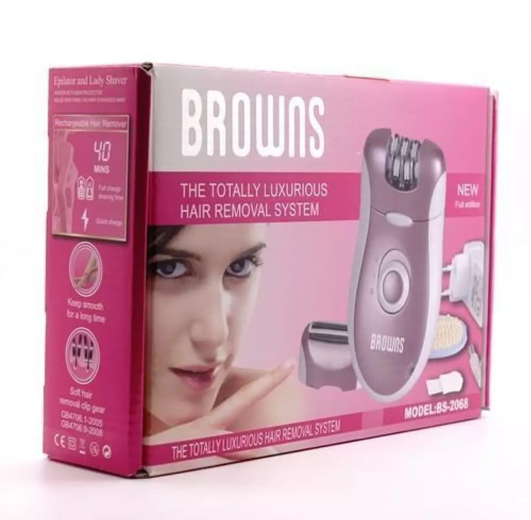 Browns Épilateur Rasoir Lavable 2en1 Bs-2068 تنزوت