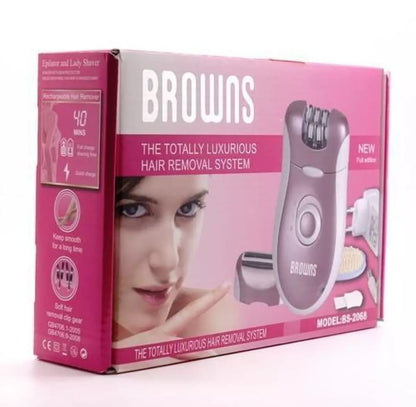 Browns Épilateur Rasoir Lavable 2en1 Bs-2068 تنزوت
