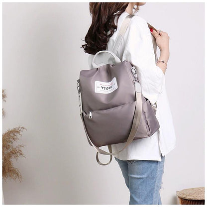 Sac à dos oxford Antivol étanche Pour Femme - Gris تنزوت