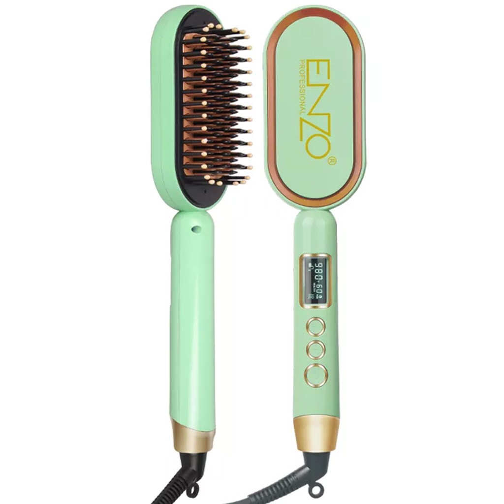 ENZO PROFESSIONAL Brosse Lissante Electrique Professional En Céramique تنزوت
