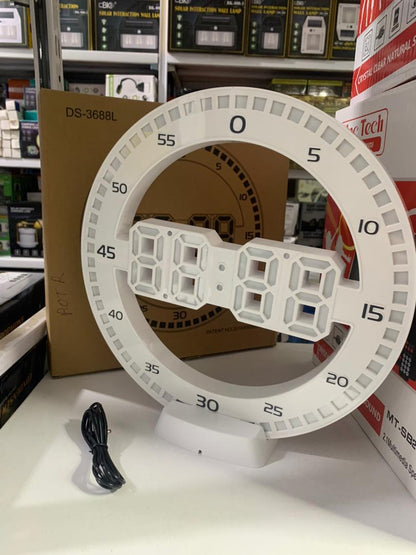Horloge murale numérique 3D تنزوت