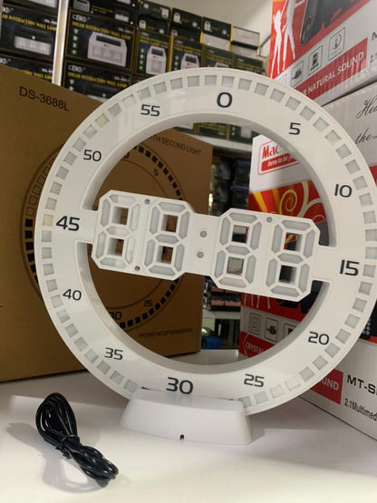 Horloge murale numérique 3D تنزوت
