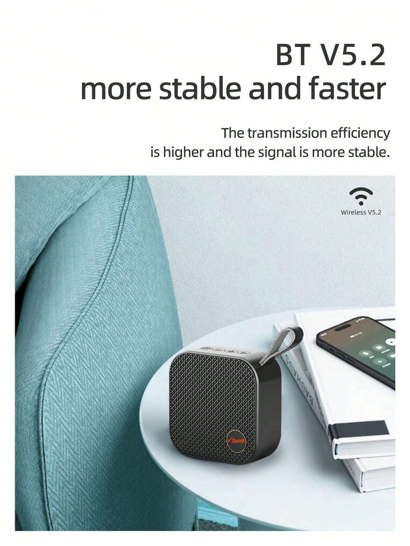 Mini ampli haut parleur sans fil bluetooth, enceinte bluetooth haute fidélité étanch IPX6 5W DUNTH DU-SP073 - تنزوت