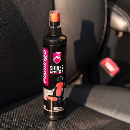 FLAMINGO Brillance ET Protection Intérieure pour Voitures 295 ml – منظف مقاعد الجلدية للسيارات تنزوت