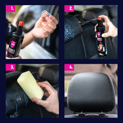 FLAMINGO Brillance ET Protection Intérieure pour Voitures 295 ml – منظف مقاعد الجلدية للسيارات تنزوت