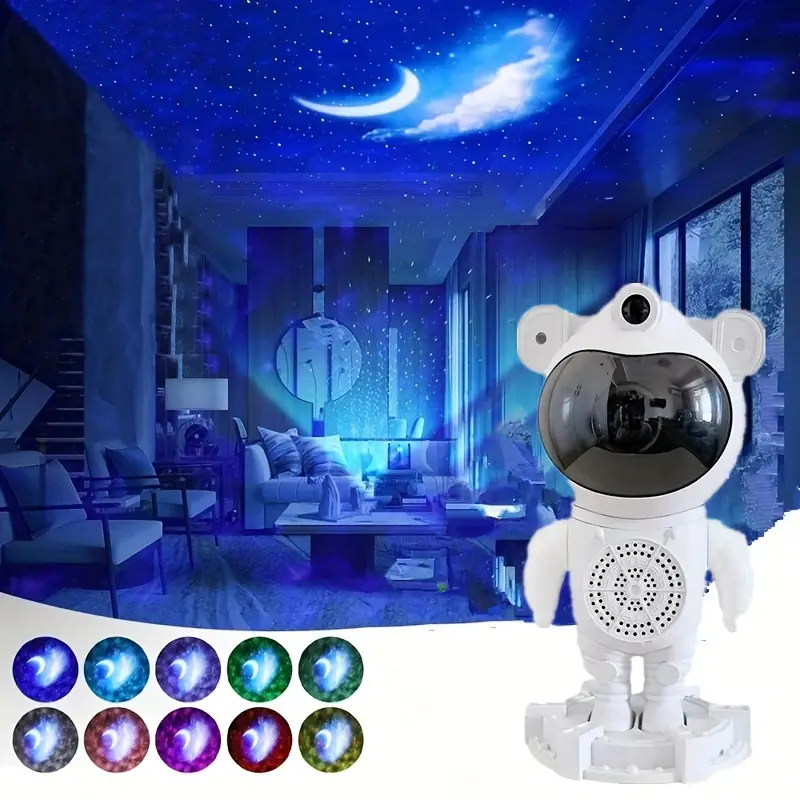 Projecteur d’astronome de ciel étoilé galaxie 17 mode Bleutooth avec télécommande V4 - تنزوت
