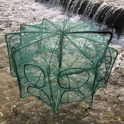 Piège de Pêche Poissons 8 Trous Facile a Installer 80cm تنزوت