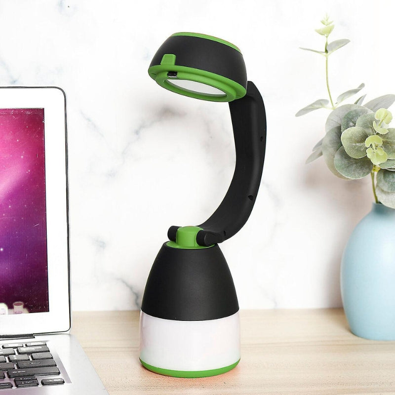 Lampe de poche 3 en 1 , bureau et camping 180 réglable , 3 modes, rechargeable avec fonction batterie externe تنزوت
