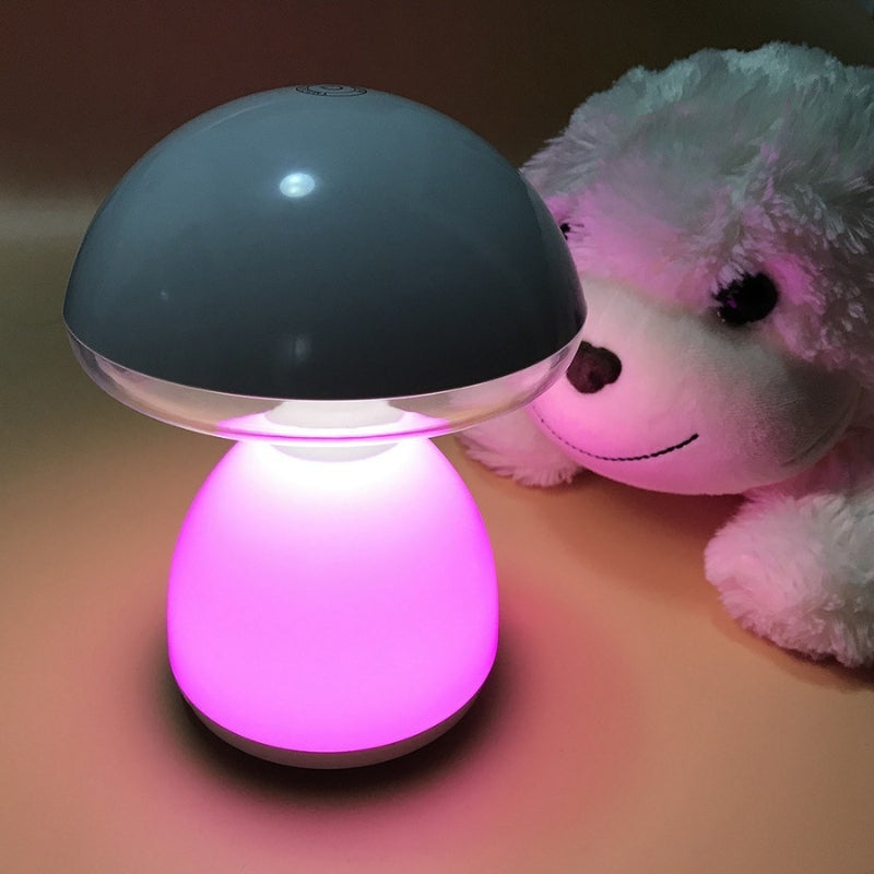 Lampe de chevet LED à capteur tactile Champignon à intensité variable RGB تنزوت
