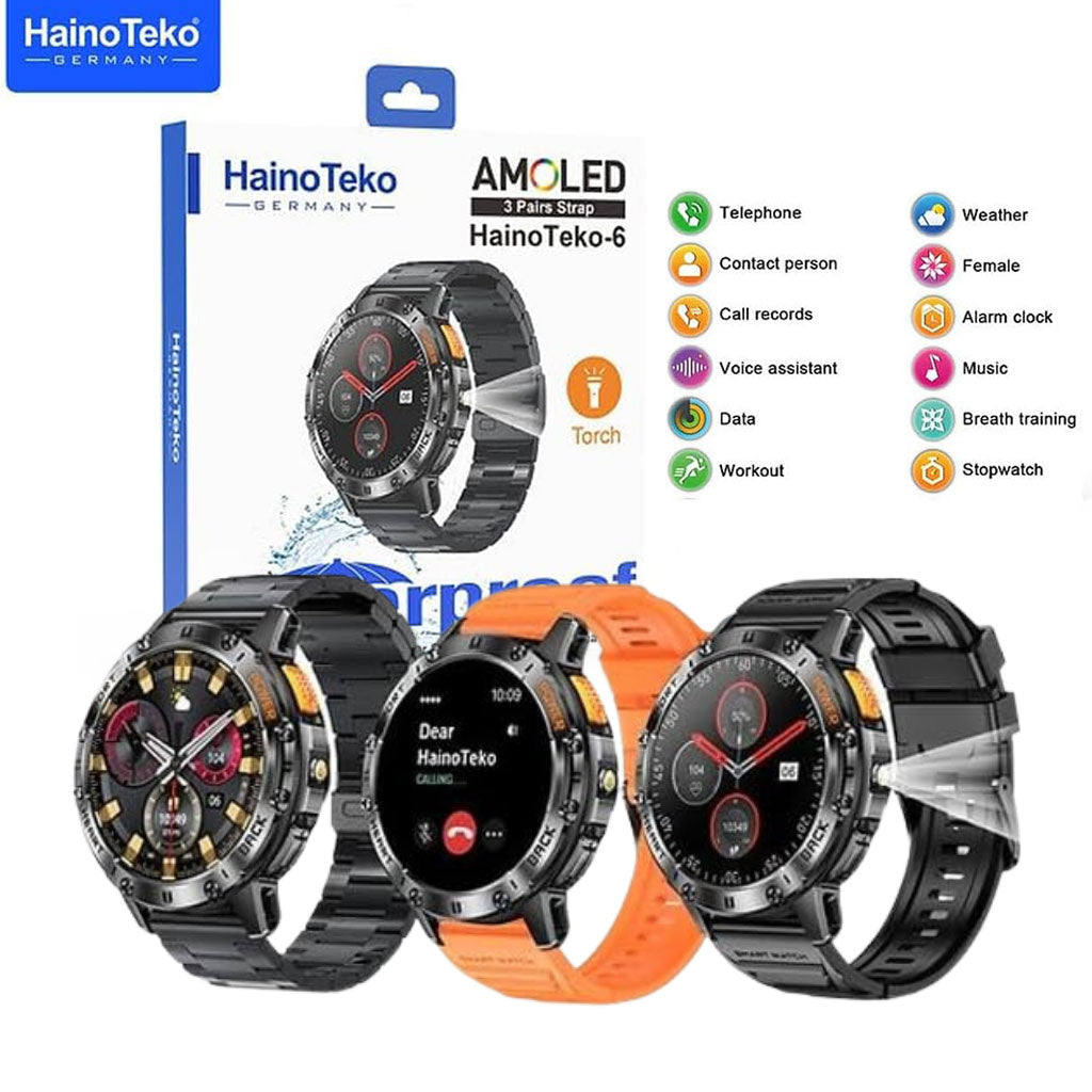 HainoTeko-6-avec-cran-AMOLED-3-paires-de-bracelets-et-lampe-torche-int-gr-e-ساعة-ذكية-أصلية.png