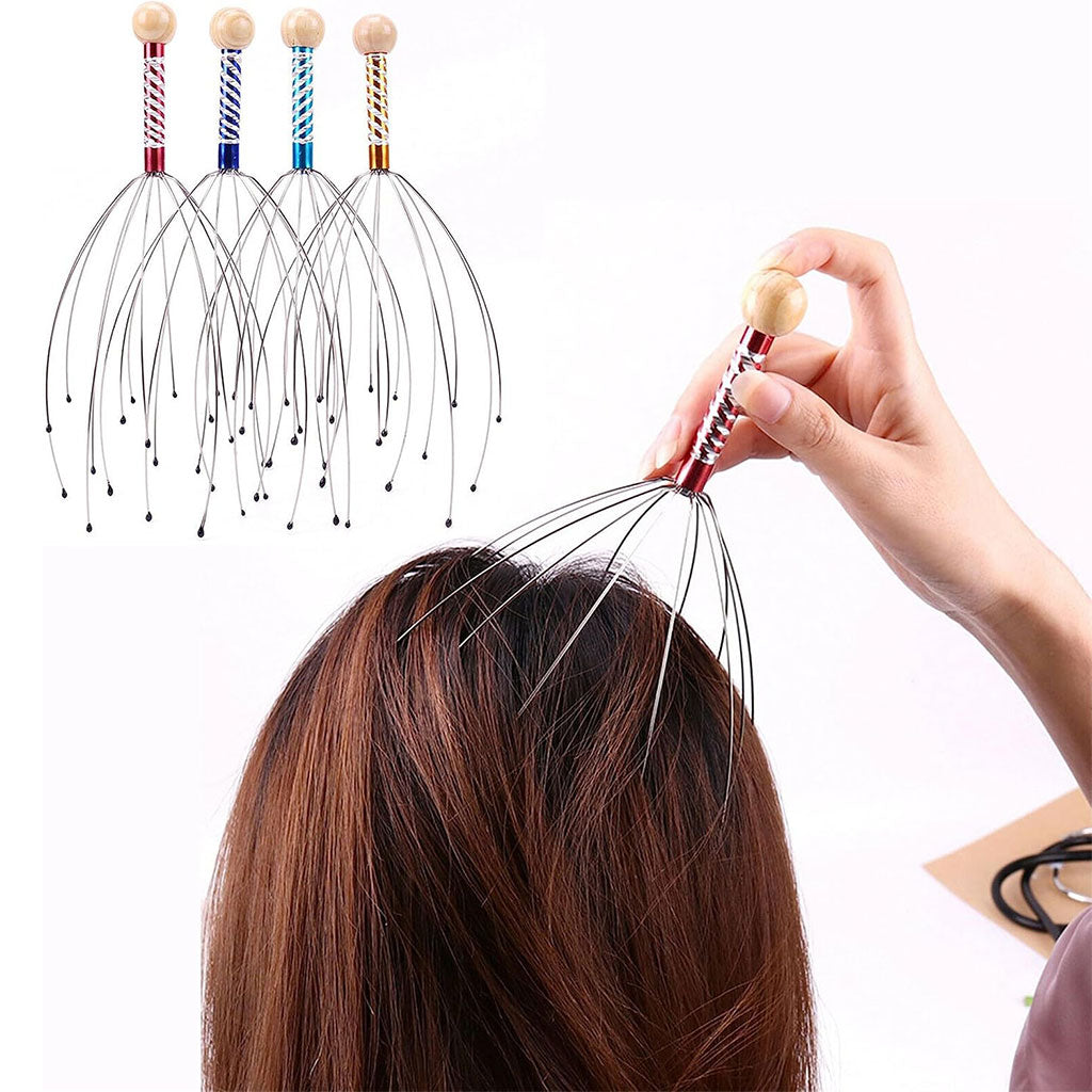 Masseur du cuir chevelu pour une relaxation profonde – أداة تدليك فروة الرأس تنزوت