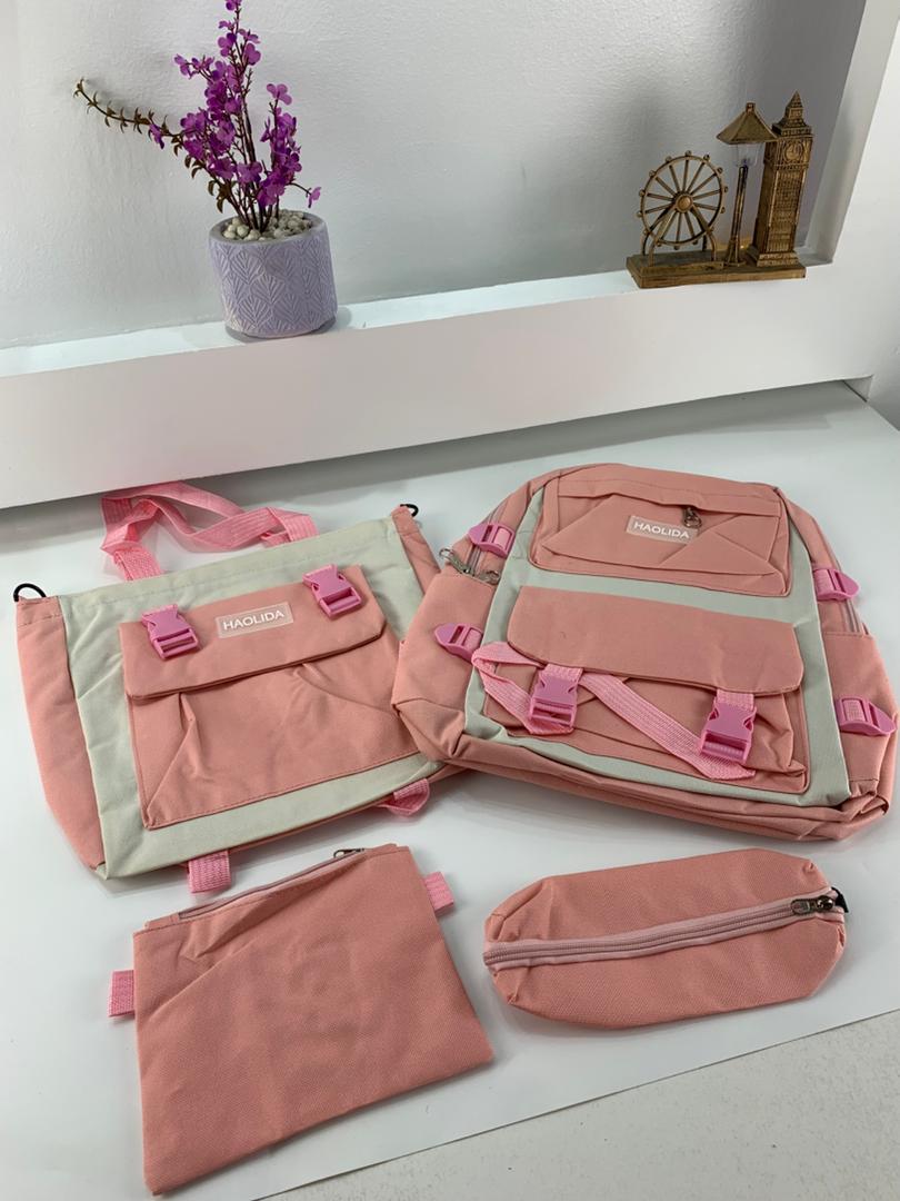Ensemble de sacs d’école Kawai pour adolescents 4Pcs HAOLIDA V2 – محفظة 4 قطع كاواي