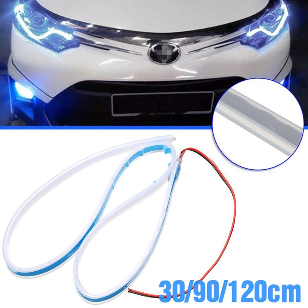 Feux de Jour LED Et Clignotant 2Pcs Pour Phares de Voiture 60cm - تنزوت