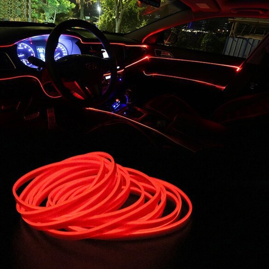 Cable Lumineux De Décoration Pour Salon De Voiture CCLL - تنزوت