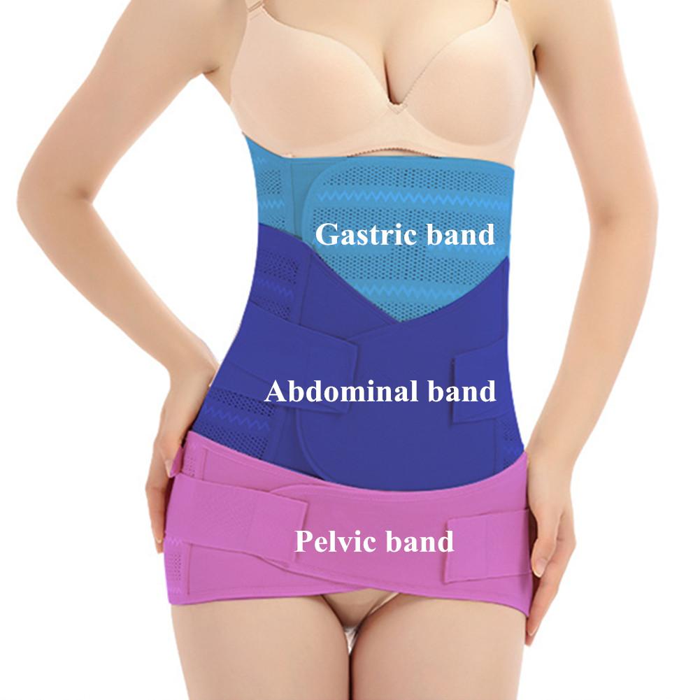 Ceinture 3PCS de récupération du corps apres l'accouchement - حزام استعادة الجسم بعد الولادة مكون من 3 قطع تنزوت