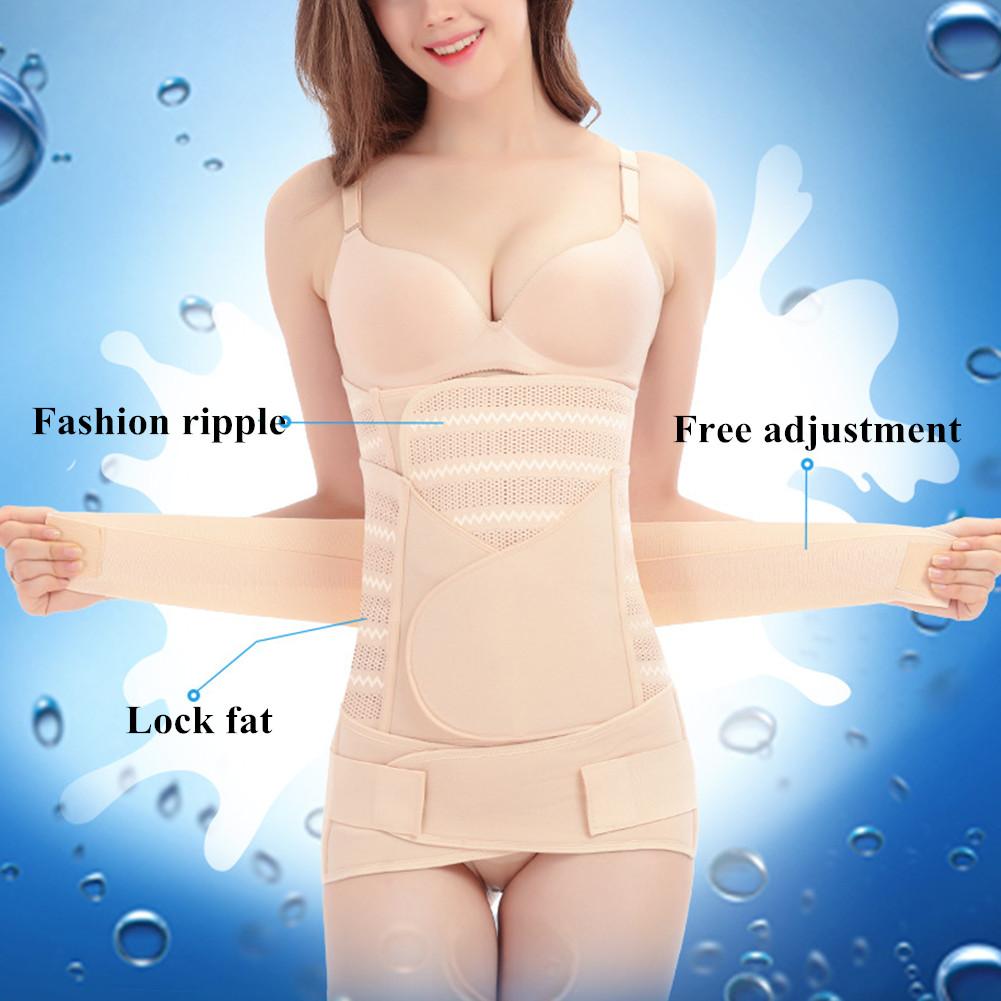 Ceinture 3PCS de récupération du corps apres l'accouchement - حزام استعادة الجسم بعد الولادة مكون من 3 قطع تنزوت