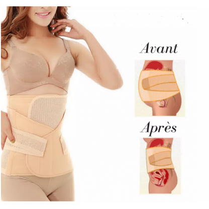 Ceinture 3PCS de récupération du corps apres l'accouchement - حزام استعادة الجسم بعد الولادة مكون من 3 قطع تنزوت