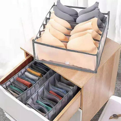 Organisateur de Sous-Vêtement Transparent 3PCS dans Tiroirs تنزوت