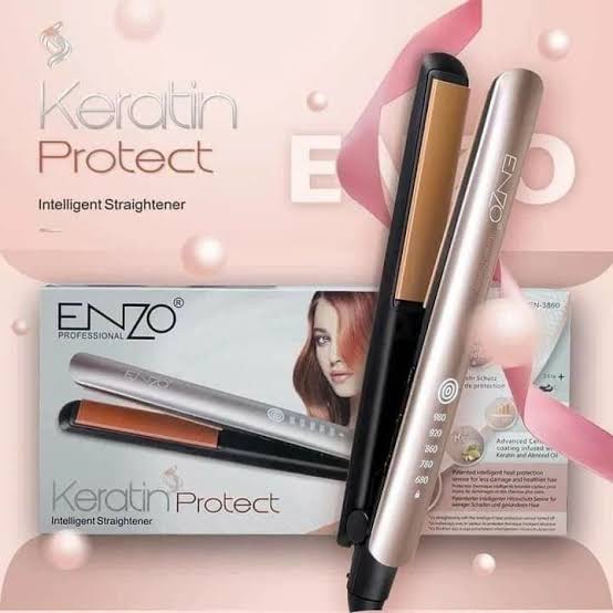 Lisseur Cheveux en Ceramique Keratin Protect | ENZO PROFESSIONAL تنزوت