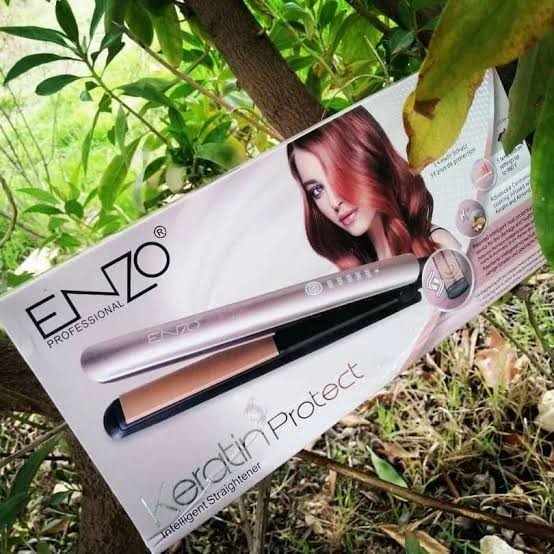 Lisseur Cheveux en Ceramique Keratin Protect | ENZO PROFESSIONAL تنزوت