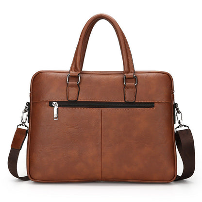 Cartable Homme en Simili Cuir Design Élégant Jeep Noir – حقيبة جلدية لون أسود تنزوت