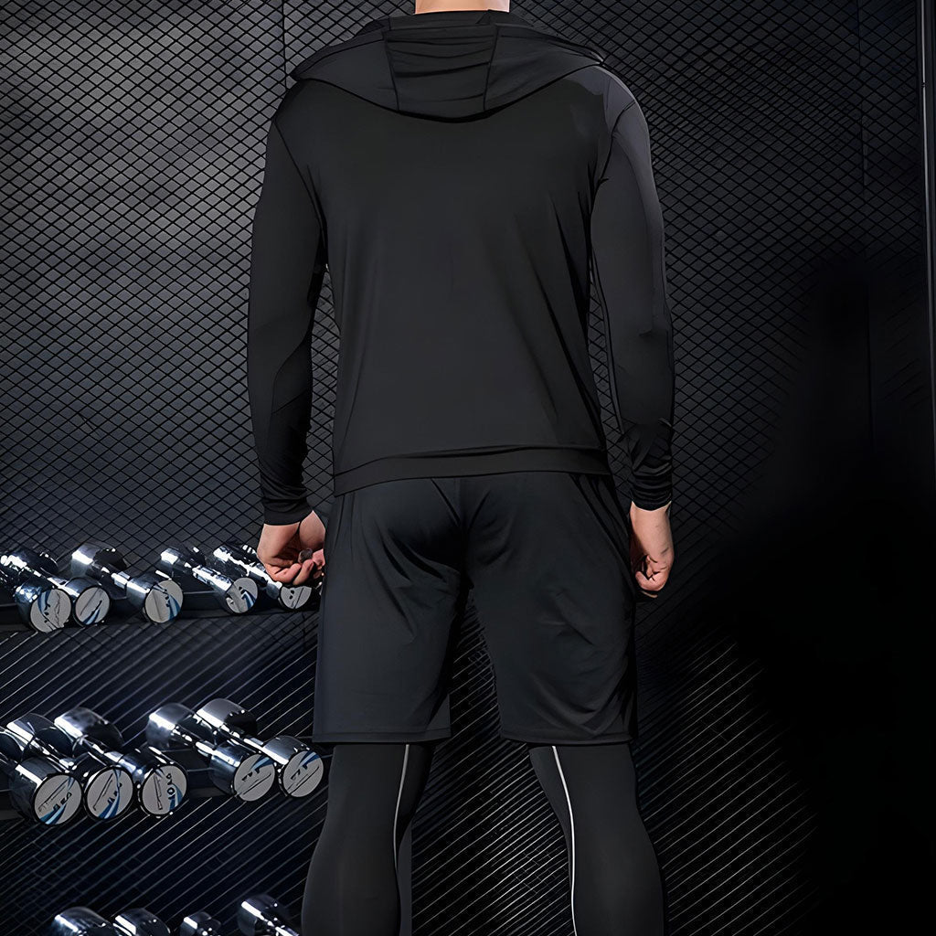Ensemble de sport 4 pièces Just One pour homme – طقم اللباس الرياضي تنزوت