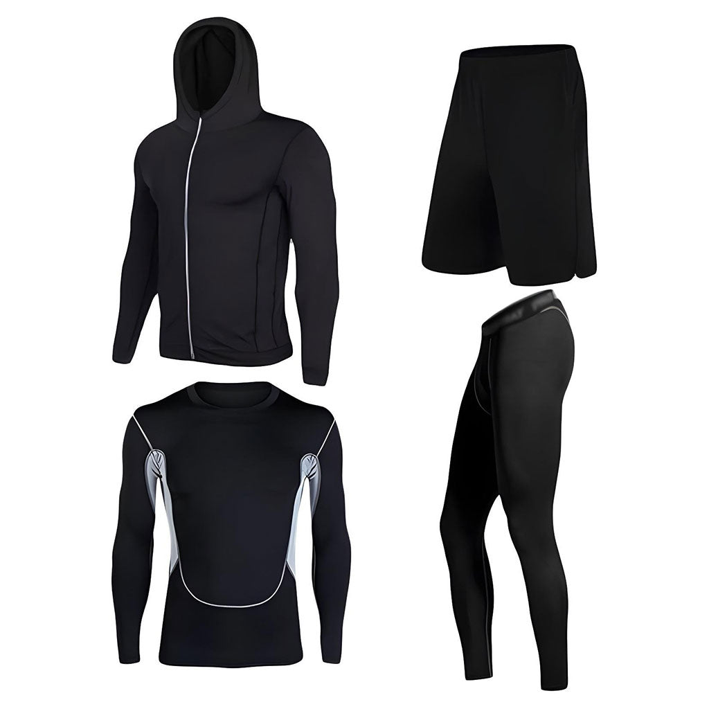 Ensemble de sport 4 pièces Just One pour homme – طقم اللباس الرياضي تنزوت