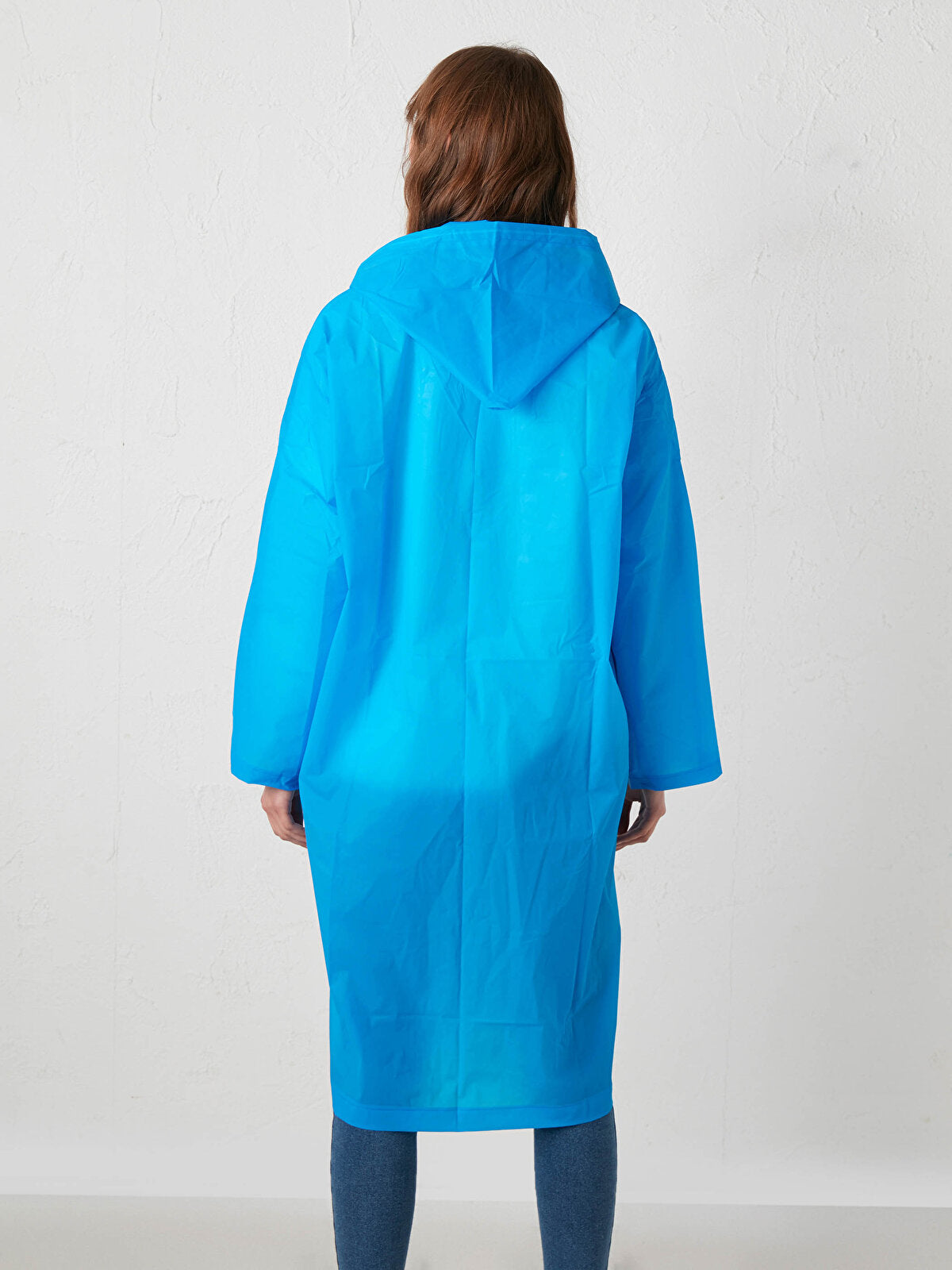 Manteau imperméable à capuche transparent, léger et réfléchissant, تنزوت