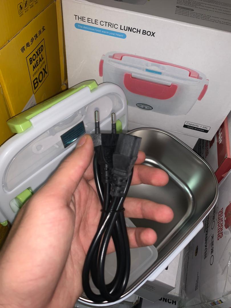 Boîte à lunch électrique en Inox Capacité 1.05L – علبة تسخين الطعام من الإينوكس تنزوت