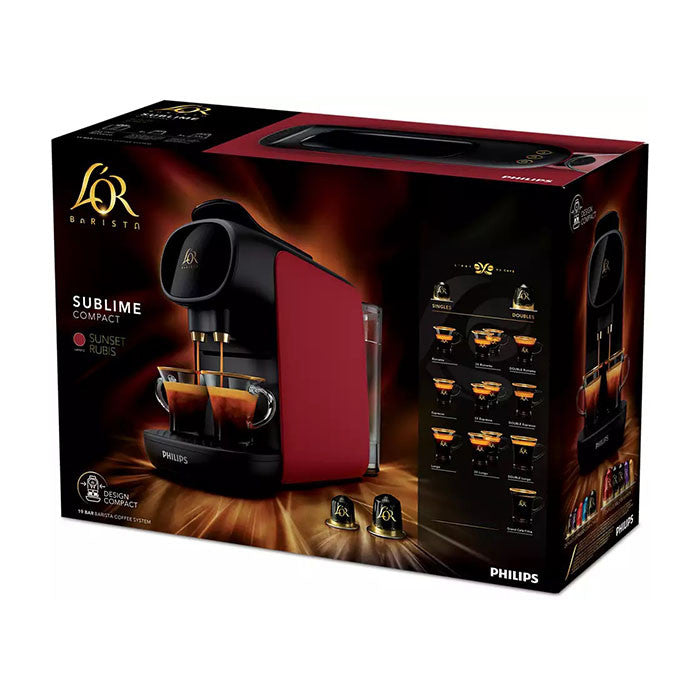 MACHINE À CAFÉ CAPSULES L'OR BARISTA ROUGE - PHILIPS تنزوت