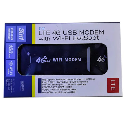 Modem 4G LTE 150 Mbps Adaptateur USB Sans Fil Routeur - تنزوت