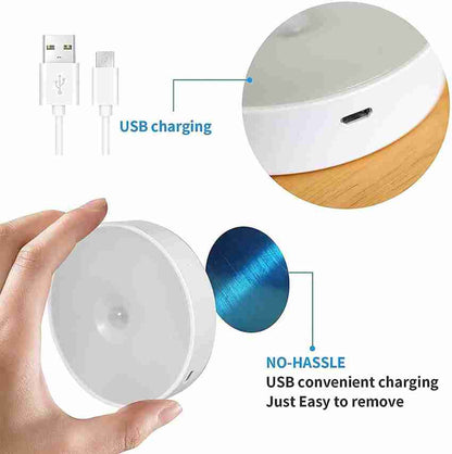 Lampe LED intelligente à capteur de mouvement sans fil Rechargeable - تنزوت