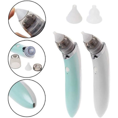 Mouche Nez, Aspirateur nasal électrique pour bébé 2 Tailles D'embouts - شفاطة الأنف الكهربائية للطفل تنزوت