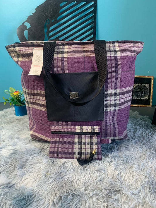 Sac à main burberry Grande capacité avec un portefeuille pour femme تنزوت