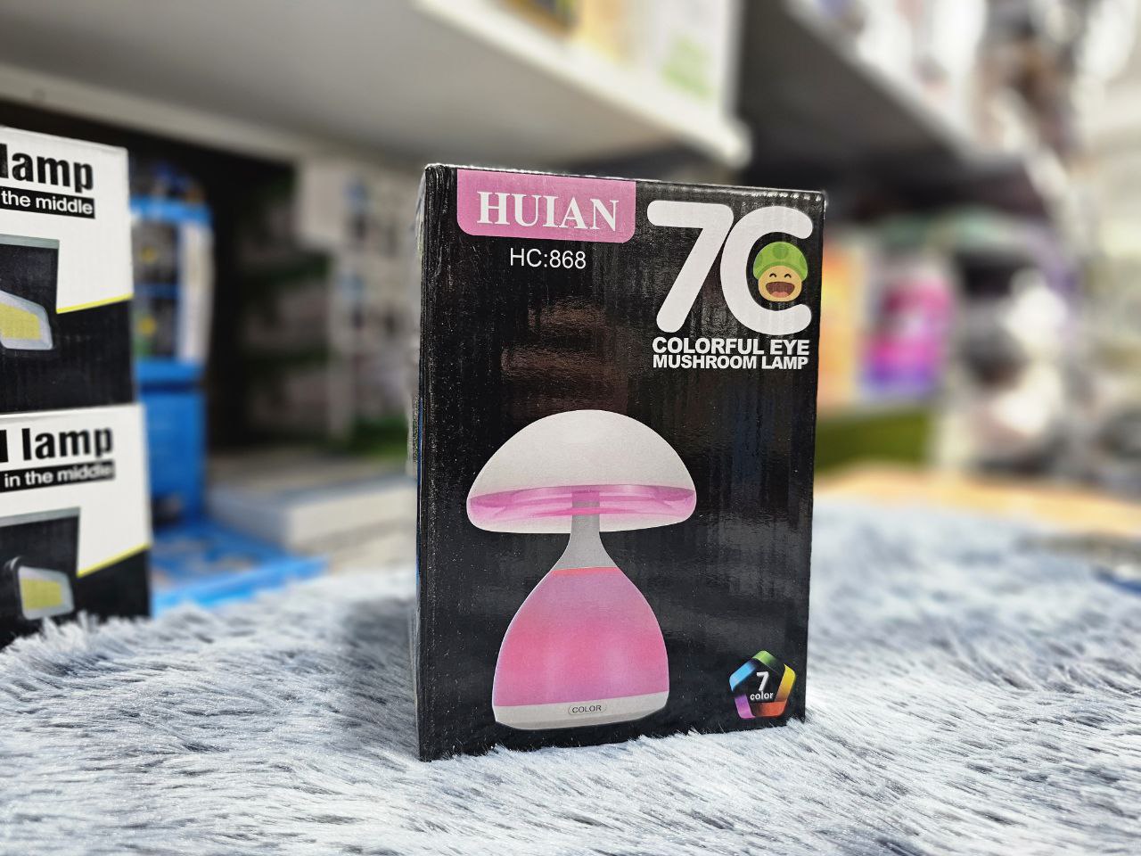 Lampe de chevet LED à capteur tactile Champignon à intensité variable RGB تنزوت
