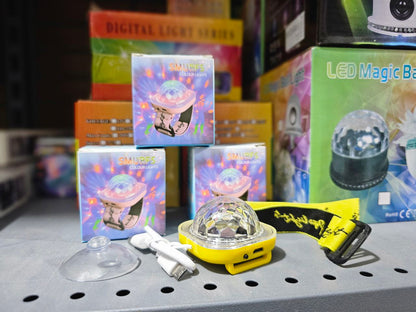 Montre Disco Ball Lumineuse avec ventouse rechargeable - ساعة كرة ديسكو مضيئة قابلة لإعادة الشحن - تنزوت